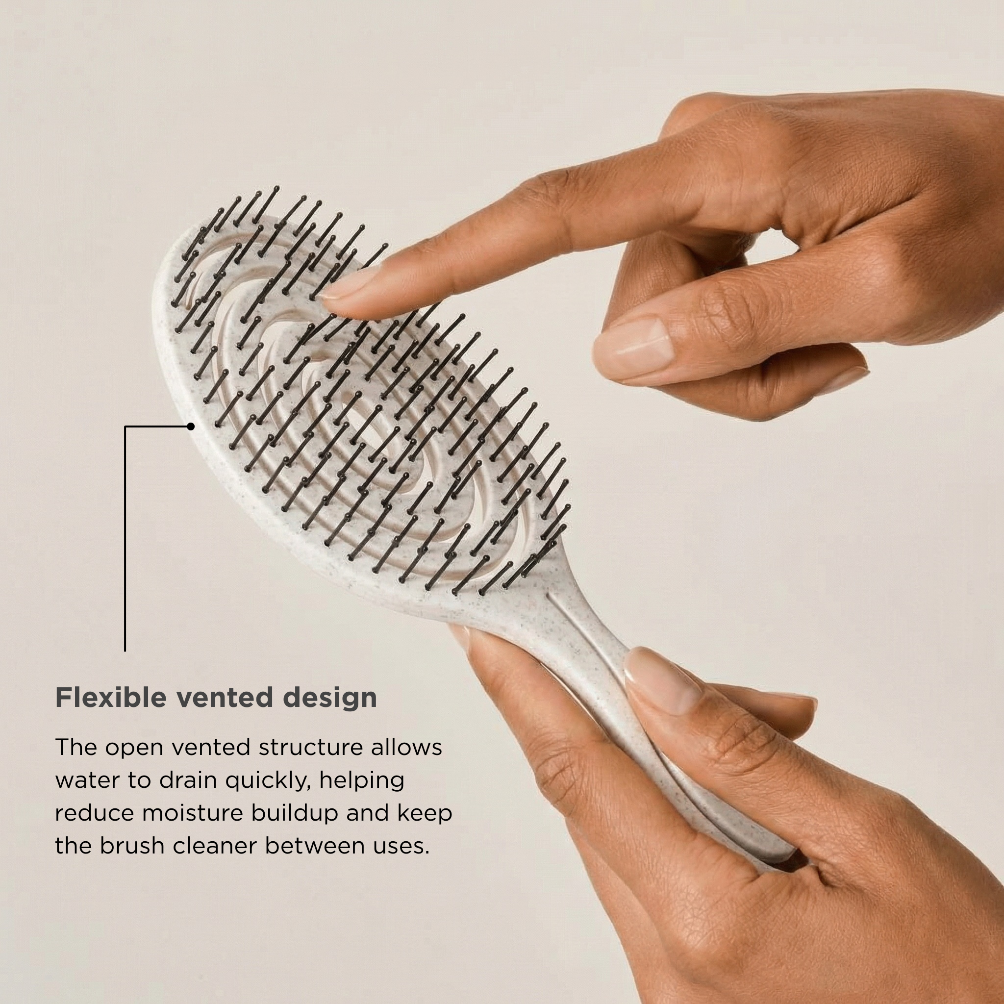 Cepillo desenredante orgánico