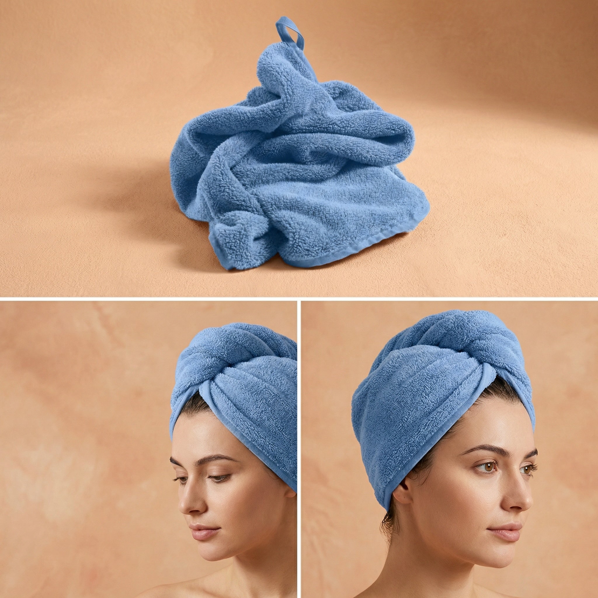 3*）様 【 ふわトロ◎モヘア 】 TIME IS ON即完売パープルほぼ新品 QuickDry Microfiber Hair Wrap | Nora Ross