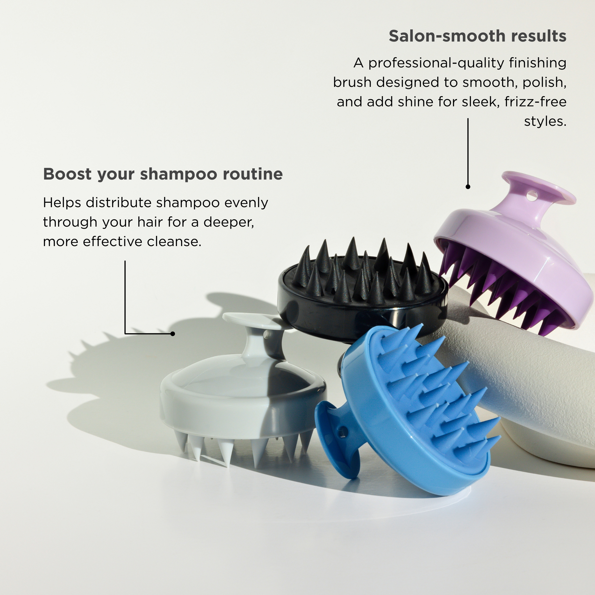 Cepillo exfoliante revitalizante del cuero cabelludo