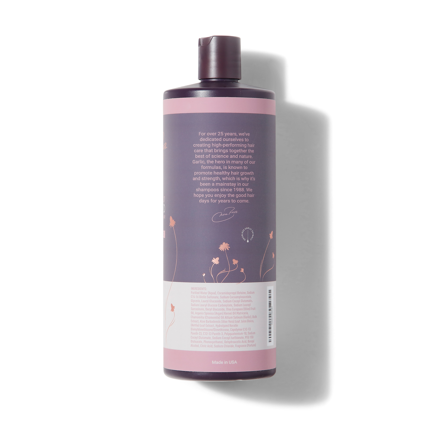 Load image into Gallery viewer, Purple Shampoo for Normal Hair Types - Intense Hydration + Volume w/ Keratin, Aloe, Argan, Allium Sativum &amp;amp; Chamomile Extracts
