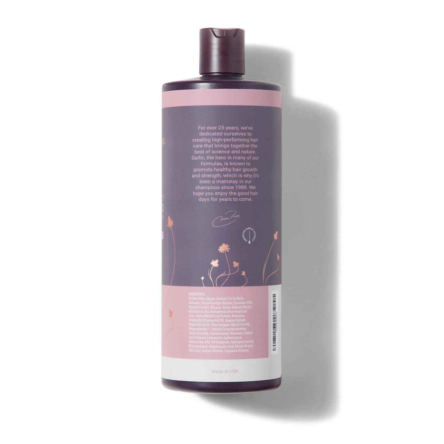 Purple Shampoo for Oily Hair Types - Intense Hydration + Volume w/ Keratin, Aloe, Argan, Nettle & Chamomile Extracts