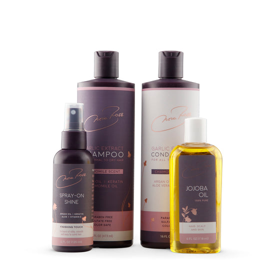 Purple Shampoo & Conditioner Hair Repair Treatment Kit® - Para cabello fuerte, sedoso, saludable, brillante y renovado