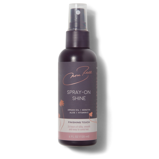 Spray-on Super Shine with Keratin, Argan Oil, Vitamin A + Primrose Oil