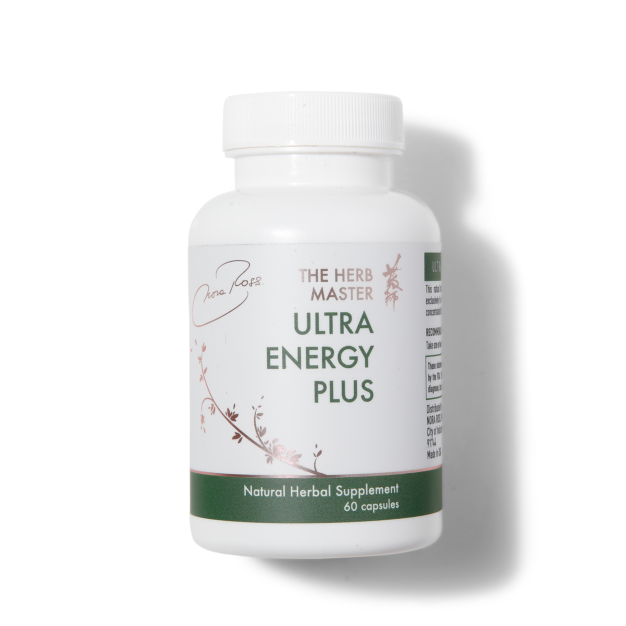 Suplementos Ultra Energy Plus® - Adaptógenos naturales para resistencia, concentración y energía para hombres y mujeres