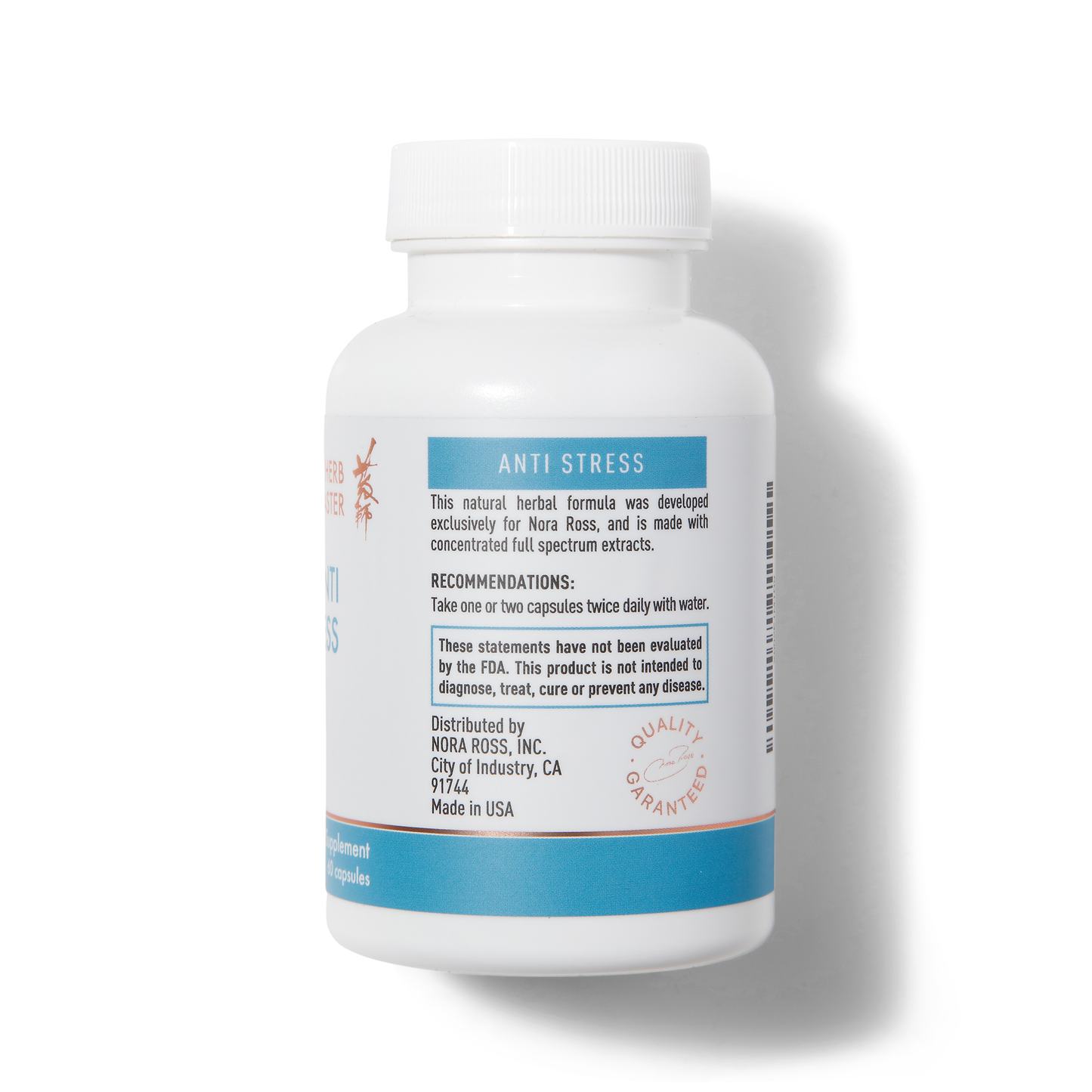 Anti Stress® - Fórmula herbal premium que apoya el estado de ánimo tranquilo con Thorowax, Mimosa Bark y Rehmannia + Más